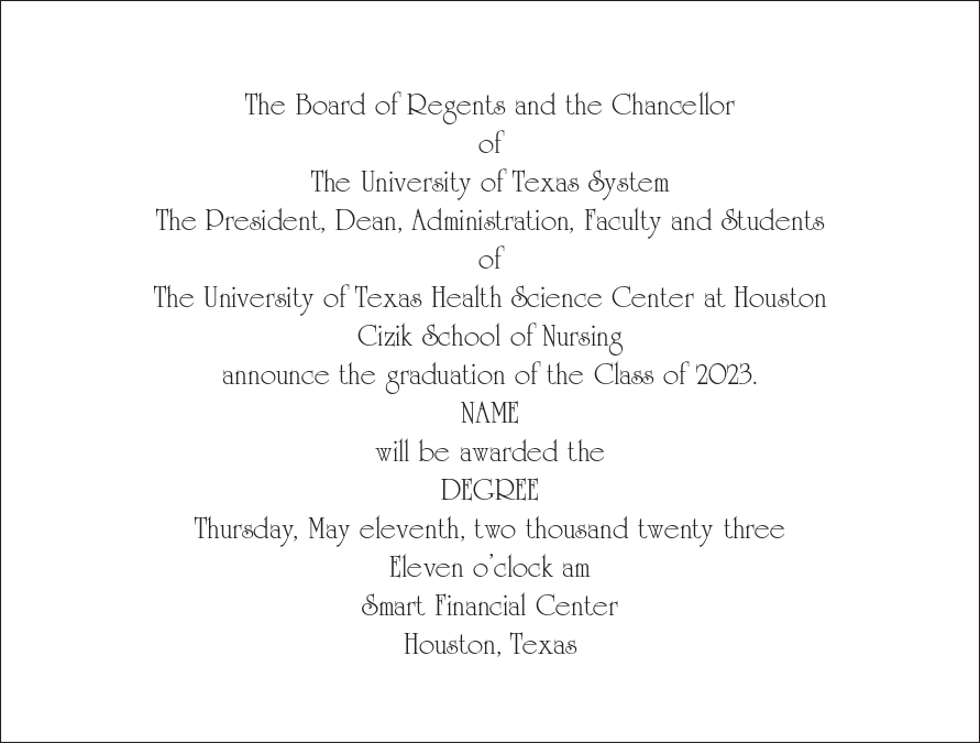 Graduation Announcement Package