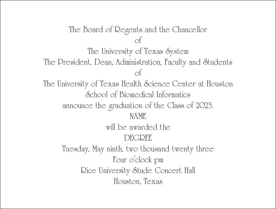 Graduation Announcement Package