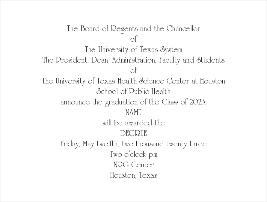 Graduation Announcement Package